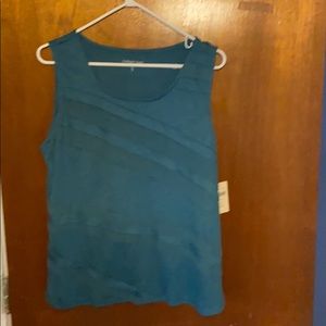 Cold water creek green blouse